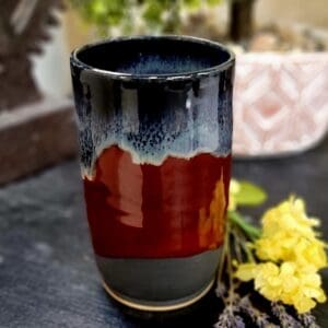#187 Black/Red Tumbler