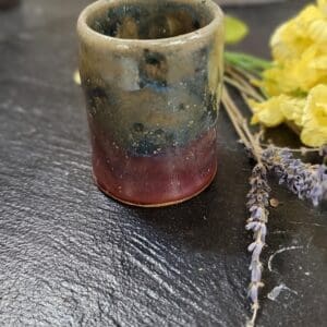 #195 Blue/Purple Shot Glass