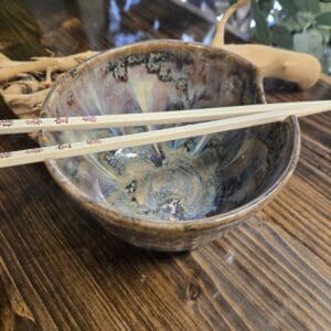 #944 Oilslick ramen bowl